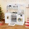Kids Play Kitchen Wooden Pretend Cooking Set with Lights Sounds Accessories
